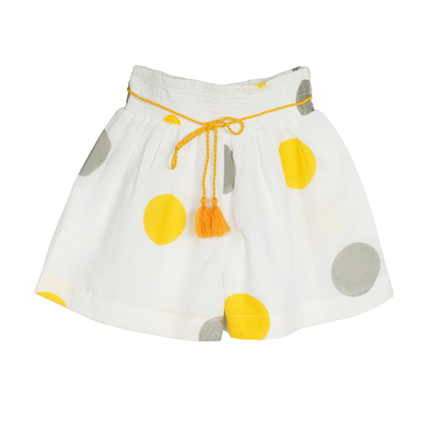 Anika polks shorts yellowgrey