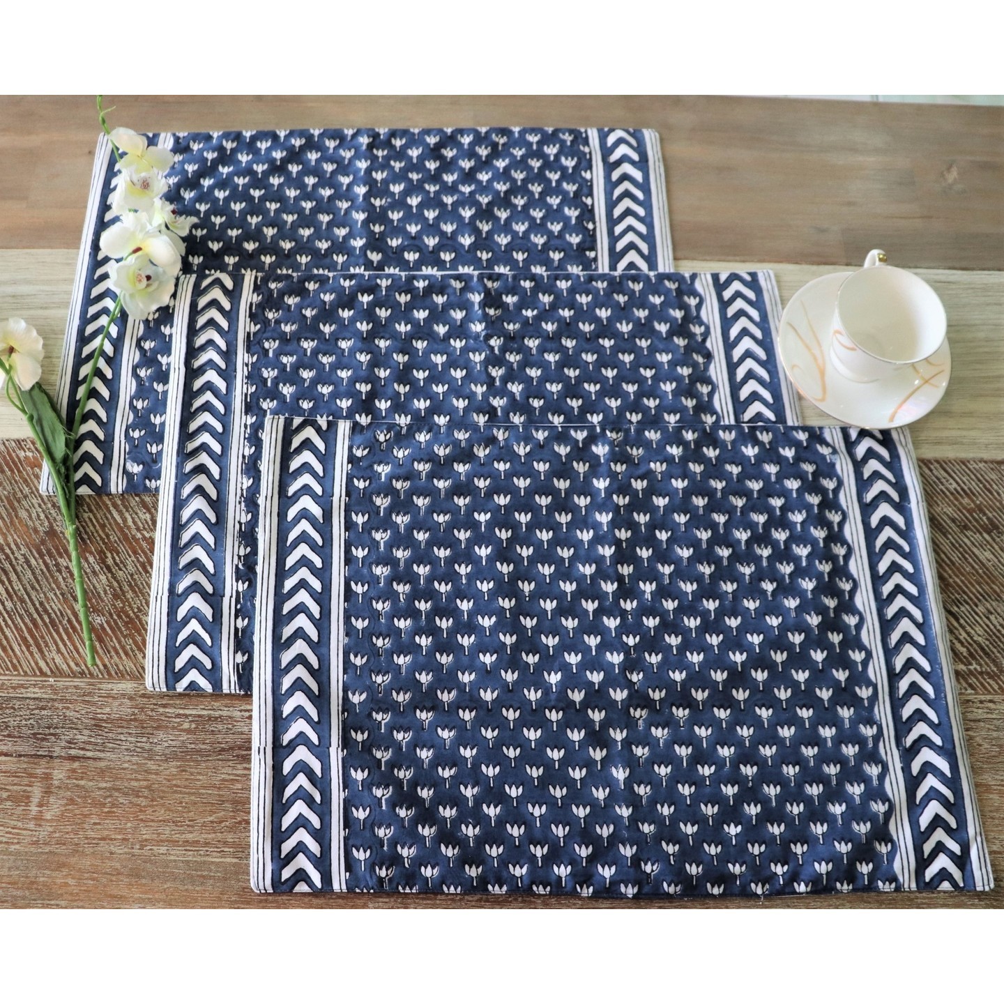 Twilight Blue Table Mats - Set of 6