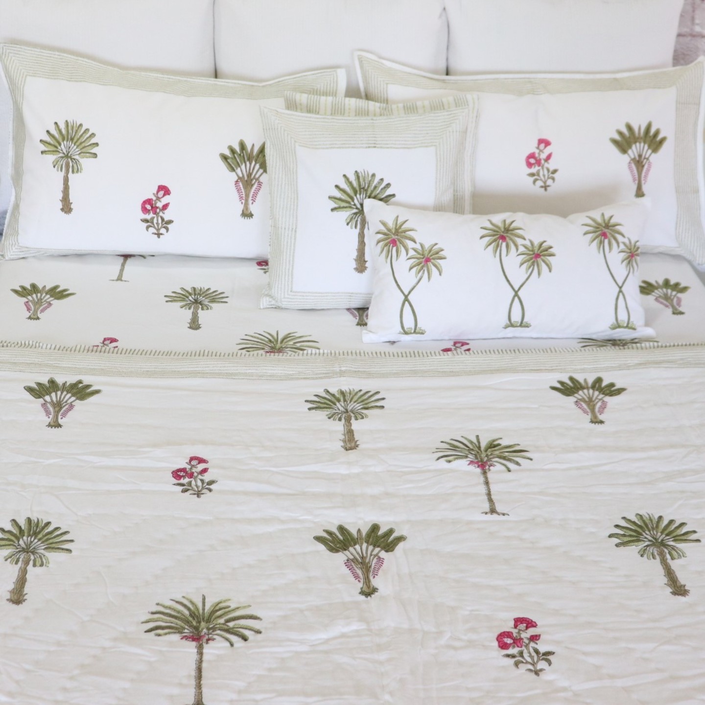 Palm Tree Double Quilt
