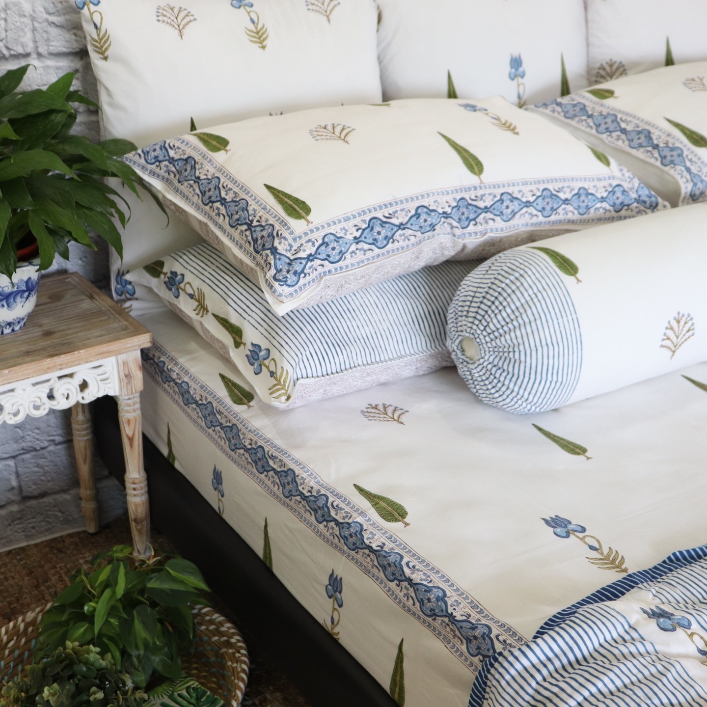 800TC Nalini Single Fitted sheet Set