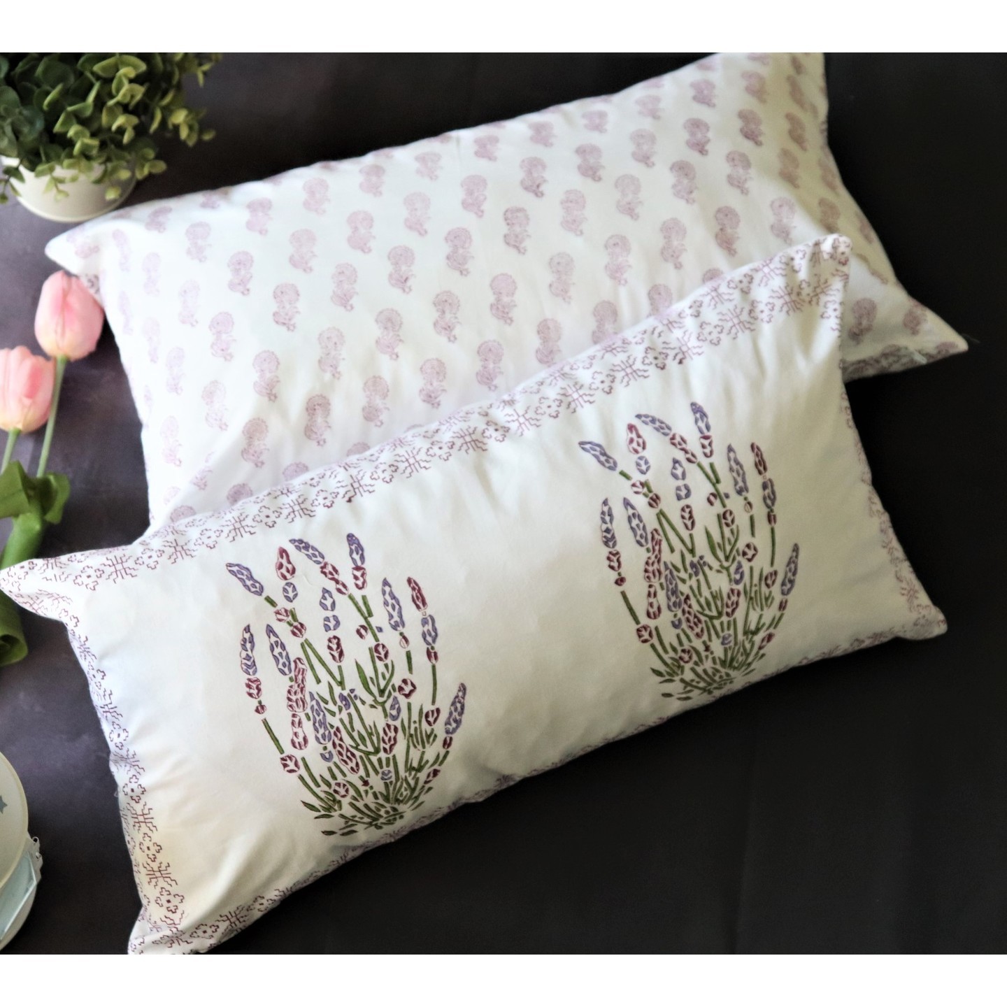 Winter Bloom 30cmsx58cms Cushion Cover