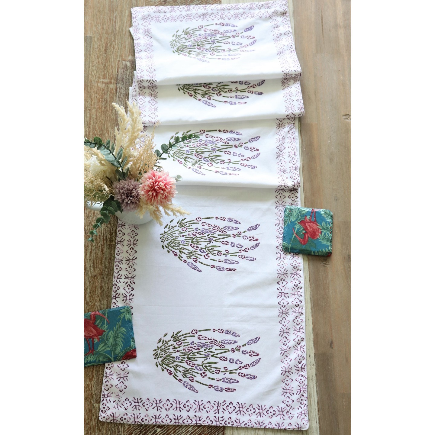 Winter Bloom Table Runner