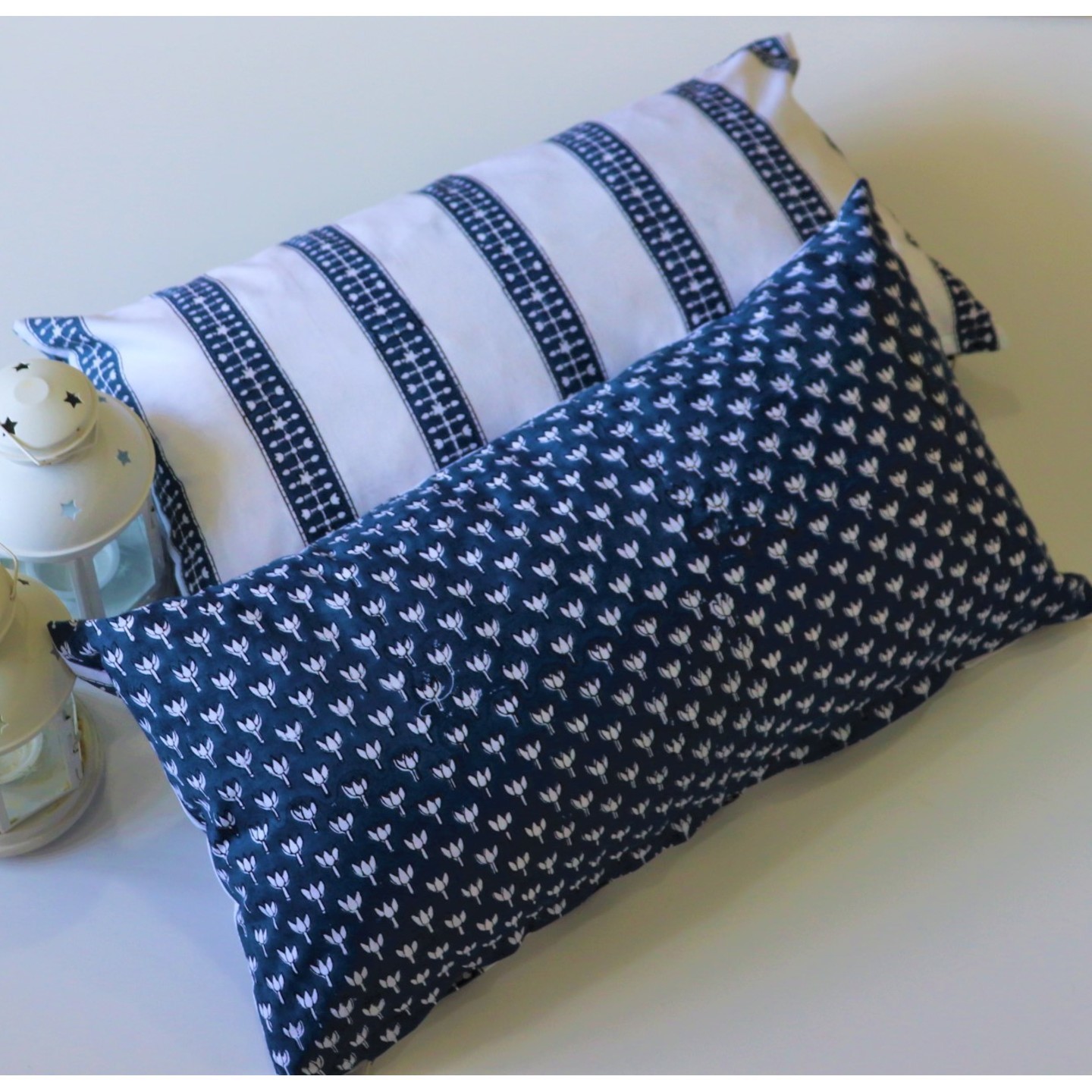 Twilight Blue 30cmsx58cms Cushion Cover