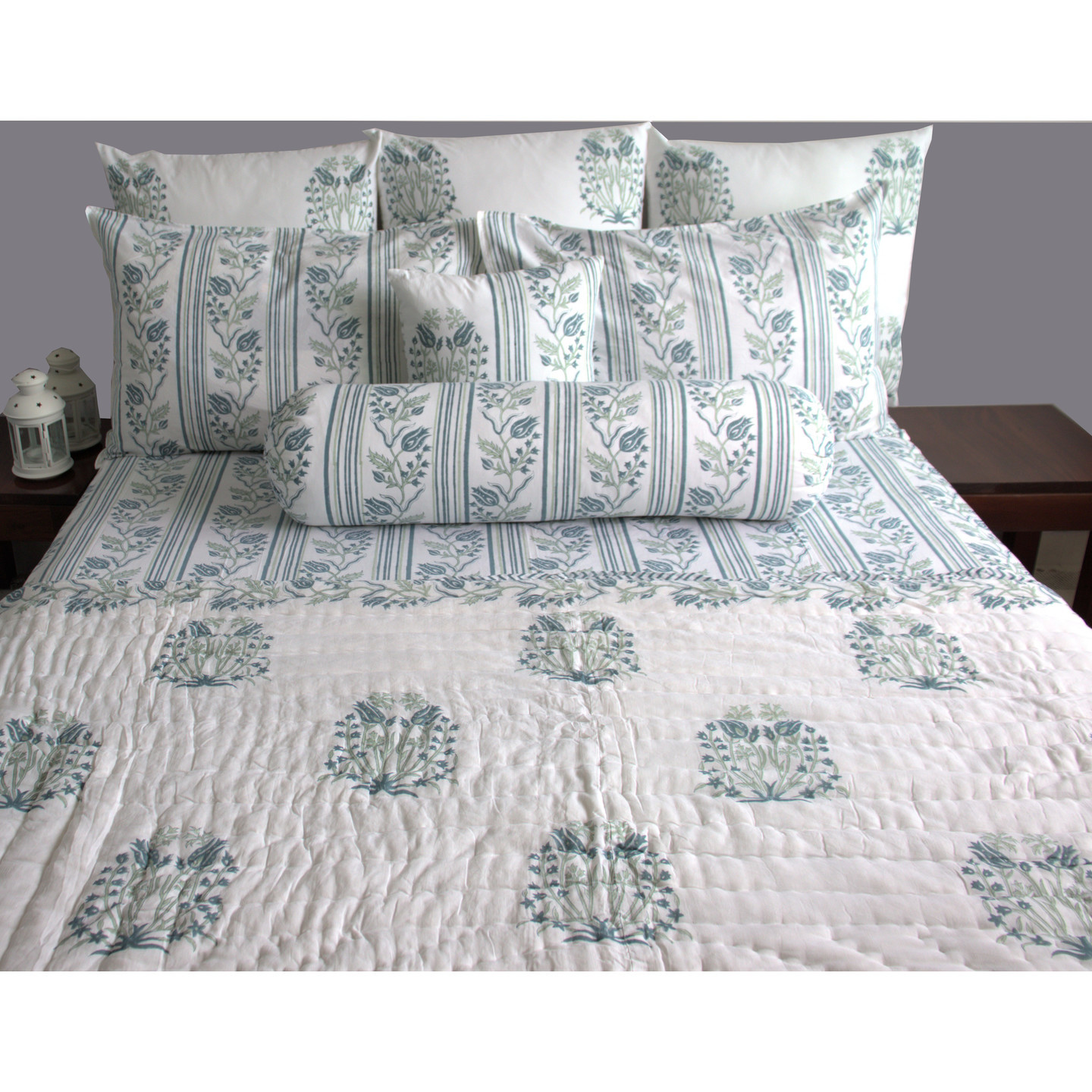 750tc Nisha King Fitted Sheet Set