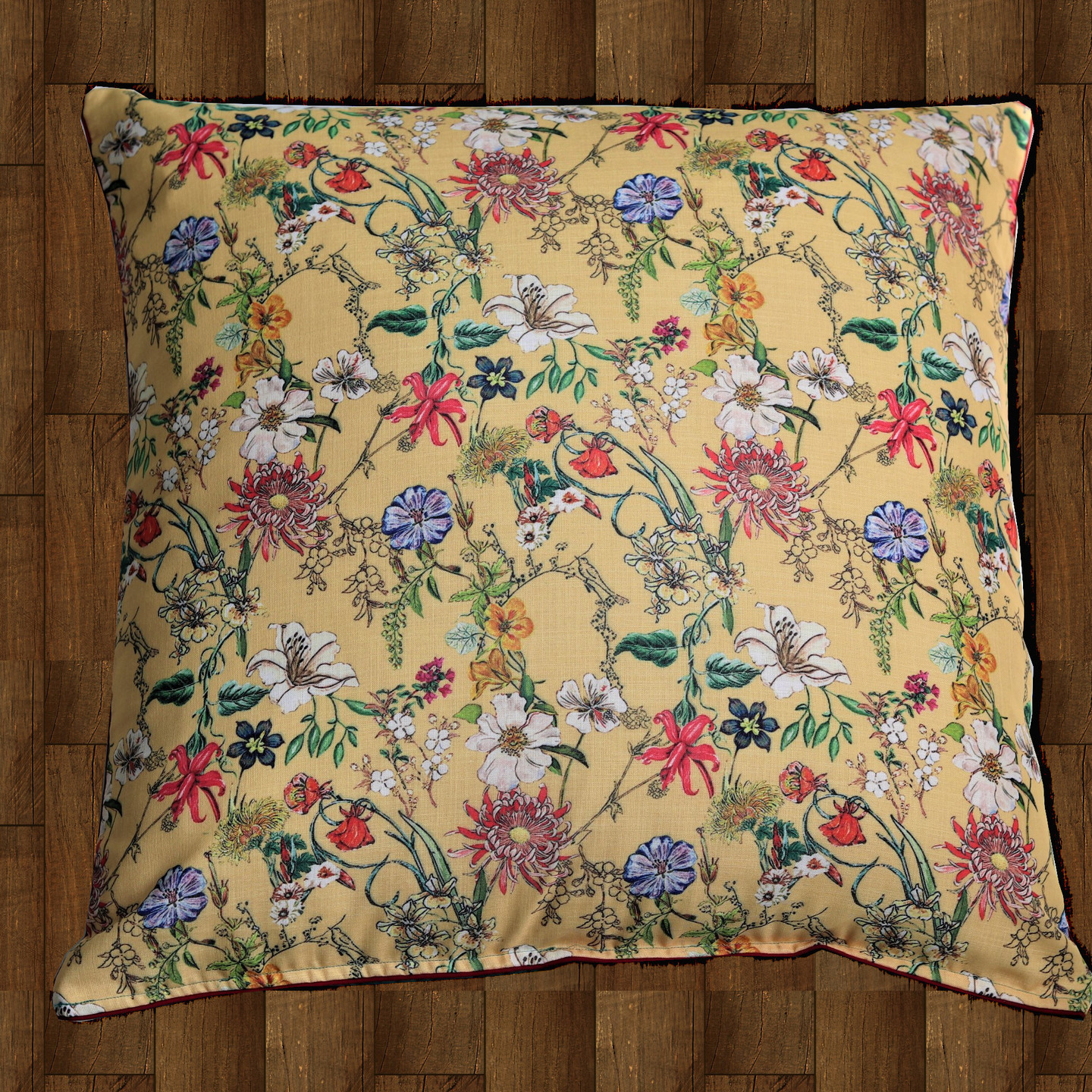 Vatika 60cmsx60cms Cushion Cover
