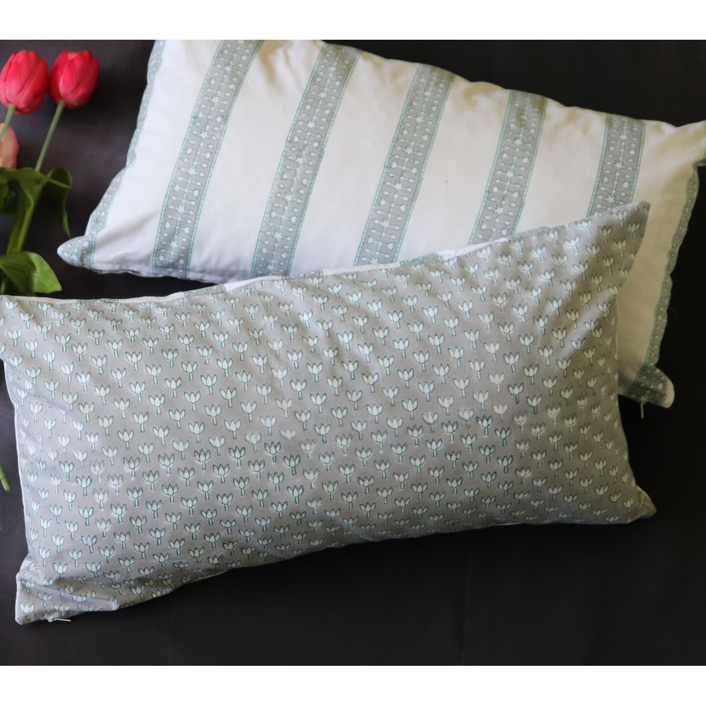 Morning Dew 30cmsx58cms Cushion Cover