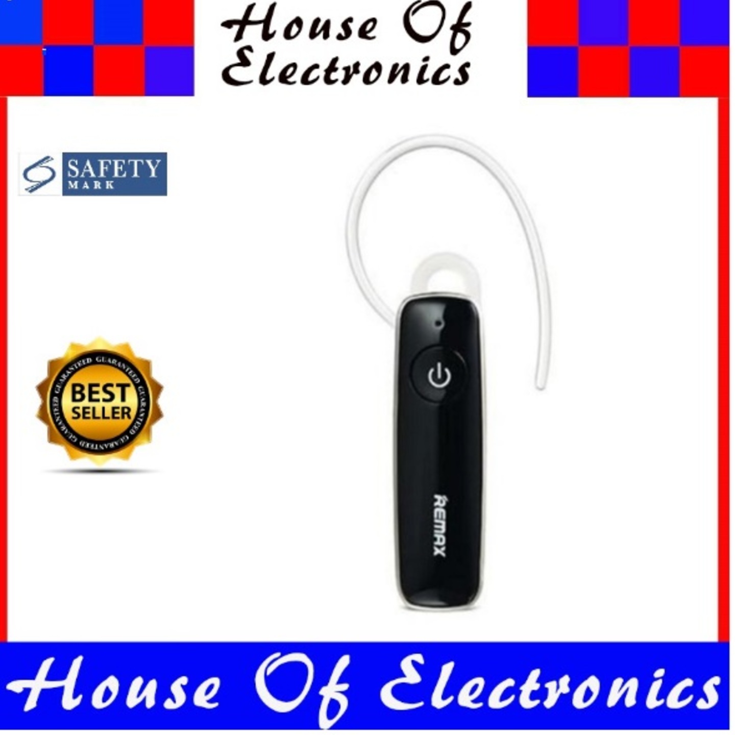 REMAX RB-T8 Bluetooth Headset BLACK 