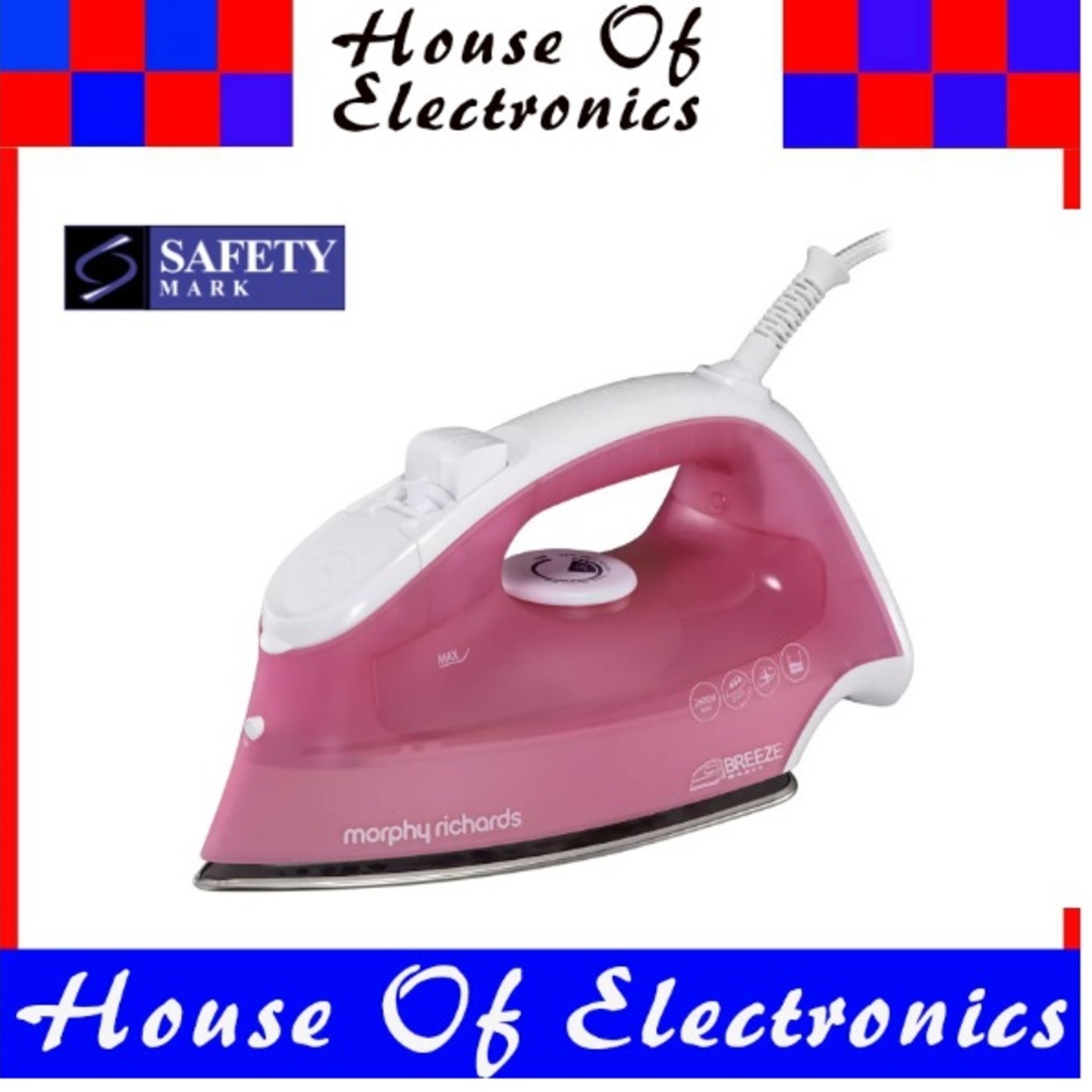 Morphy Richards Steam Iron. Model: 300250. 2400 Watts 