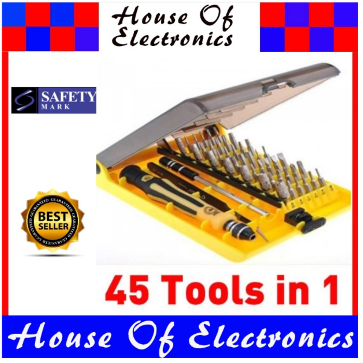 Tool Kit Professional 6089 | 45 In 1 Set | Useful for house | Repair Watch 