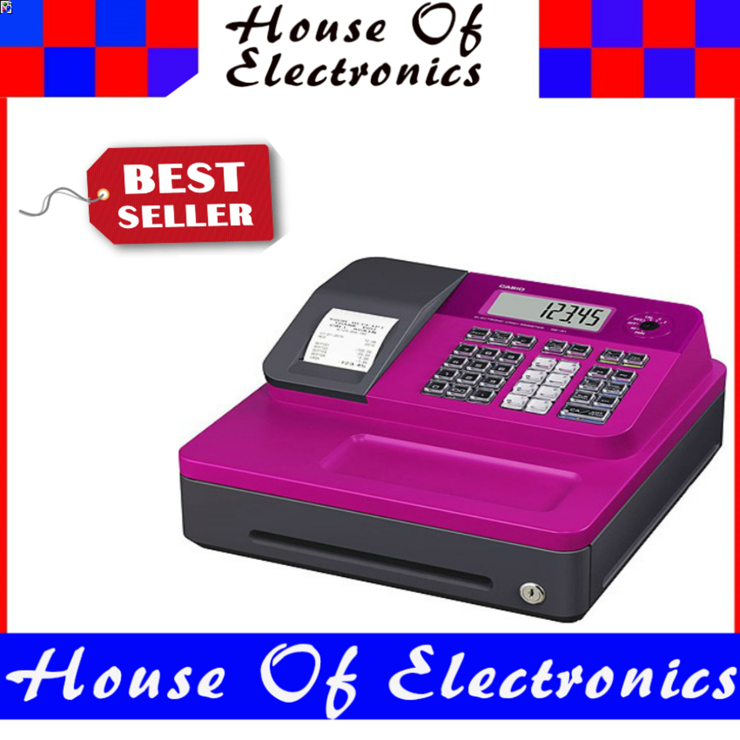 Casio SE-G1 Cash Register. 1 Year Warranty. Psb safety Mark Approved