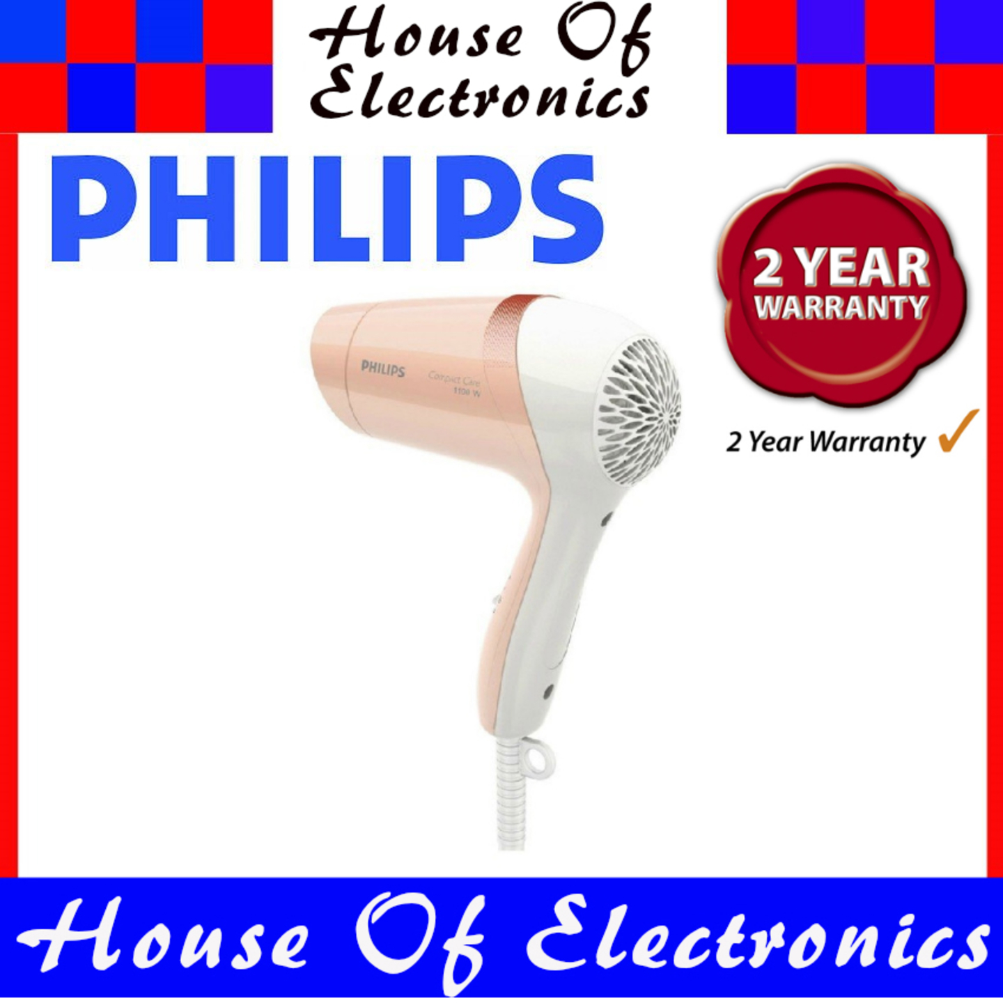 Philips HP8112 Hair Dryer.WITH 3 Flexible speeds. $24.90