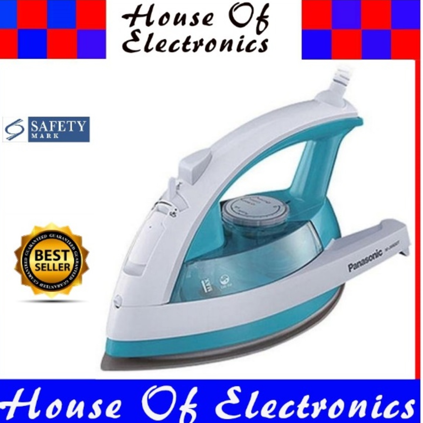 Panasonic 2200W Steam Iron.Model : NI-W310TS.PSB Safety Mark Approved