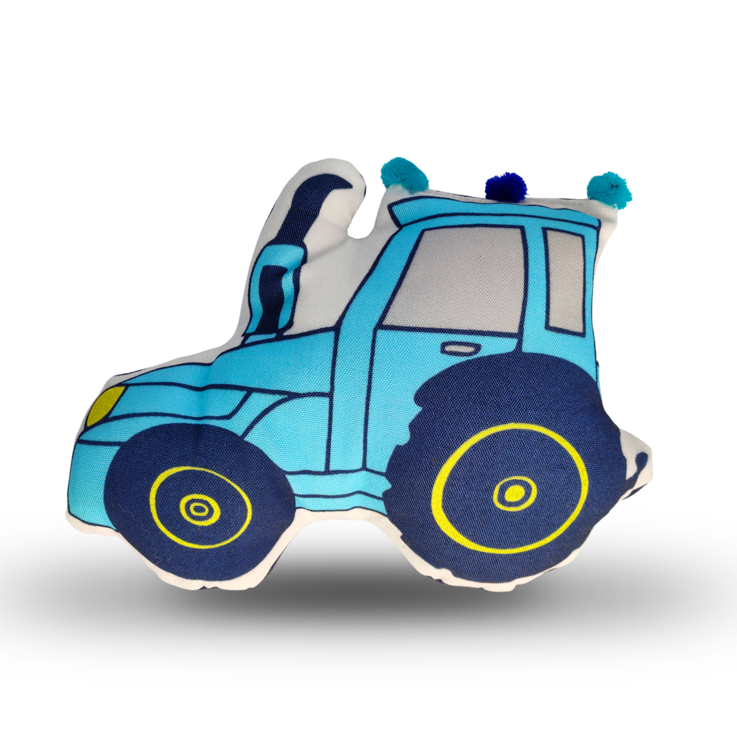 Digital printed Tractor Cartoon Kids and Baby Soft Toys for First Play Room Decoration Living Room Bench and Swings 33 x 25 Centimetre 0-3 Years