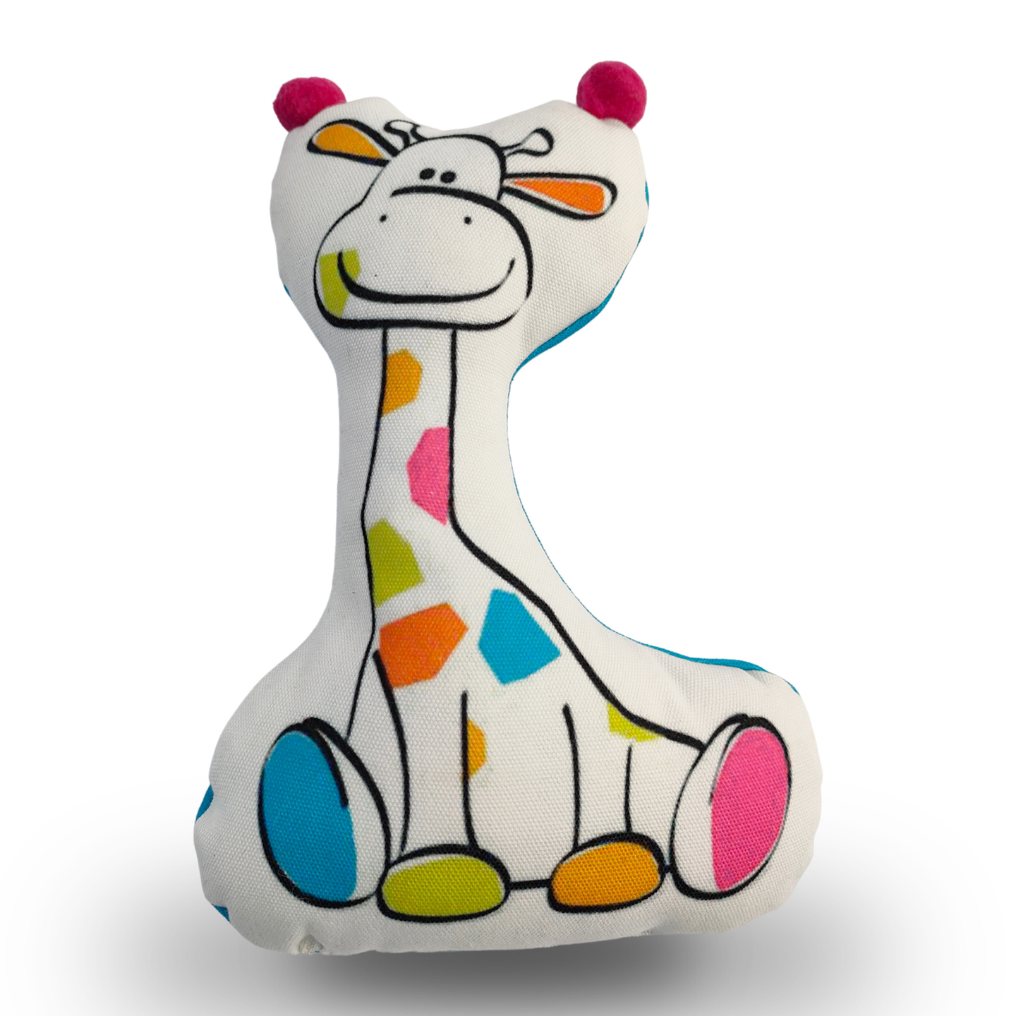 Digital printed Canvas Cartoon Kids and Baby Soft Toys for First Play Room Decoration Living Room Bench and Swings 26 x 19 Centimetre 0-3 Years