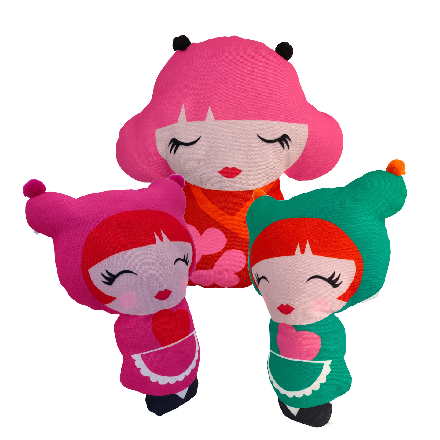 Doll Digital printed Kids and Baby Girls Soft Toys for First Play/ Room Decoration/ Living Room/ Bench and Swings Combo Pack for  0-3 Years