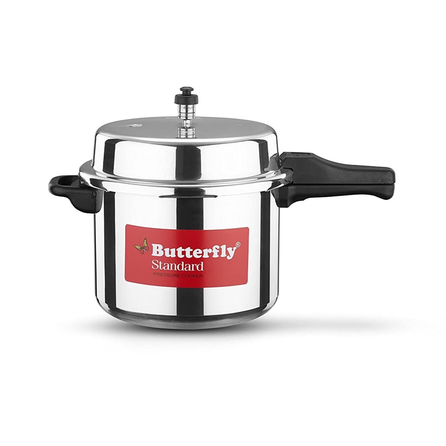 Butterfly Standard Aluminium Pressure Cooker, 7.5 Litre