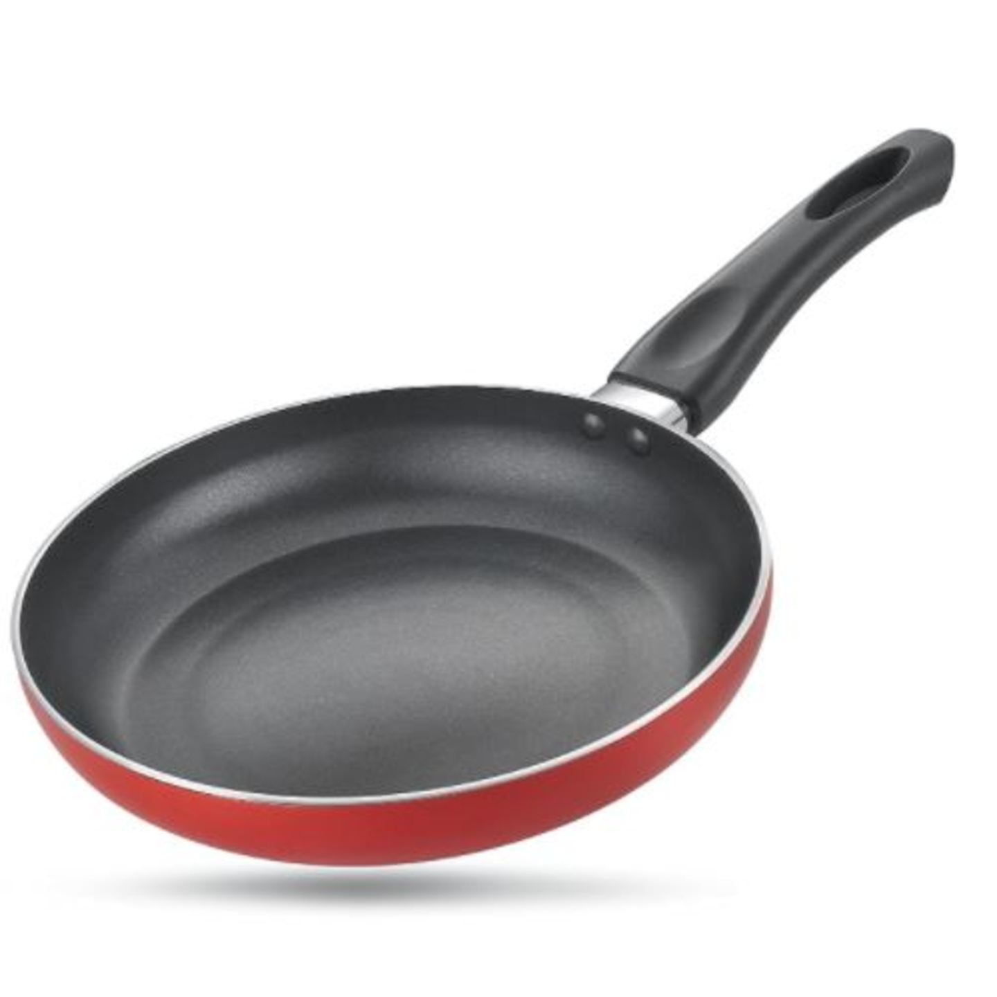 Judge by TTK Prestige Aluminium Fry Pan, 240mm, Red induction base