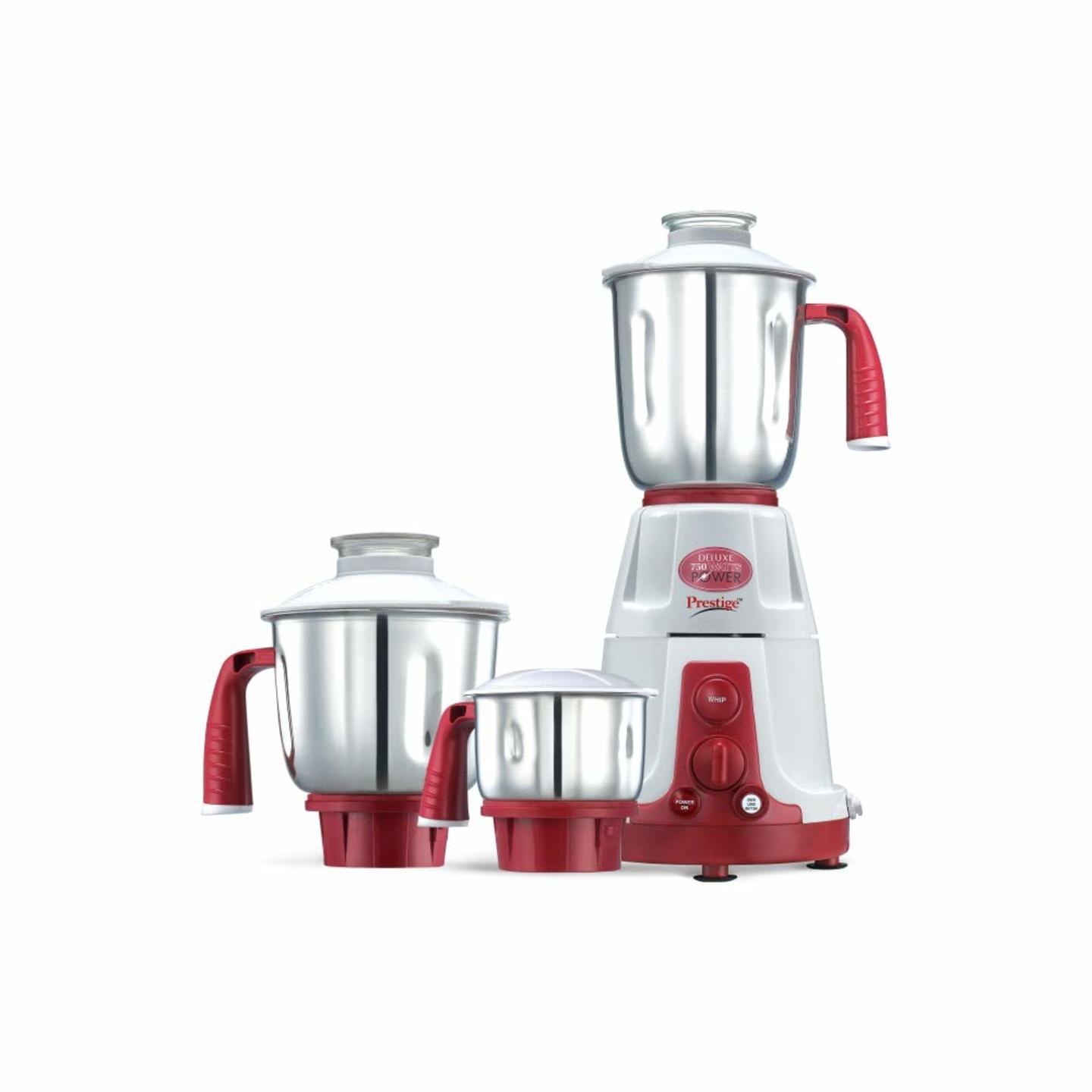 Prestige Deluxe VS 750 Watt Mixer Grinder with 3 Stainless Steel Jar