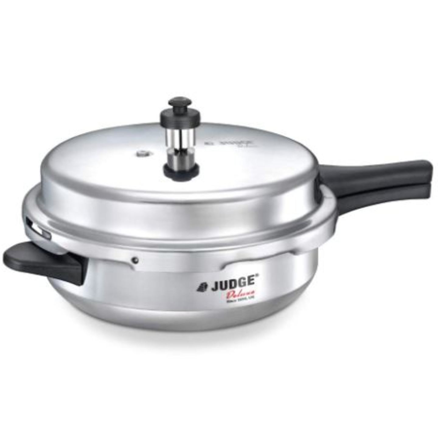 Judge by TTK Prestige Deluxe Induction Base Aluminium Pressure Pan with Lid, 3L, Silver