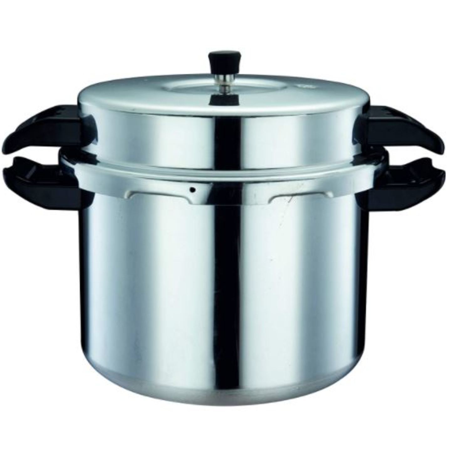 Nandi Super Aluminium Pressure Cooker (Silver, 22 L)