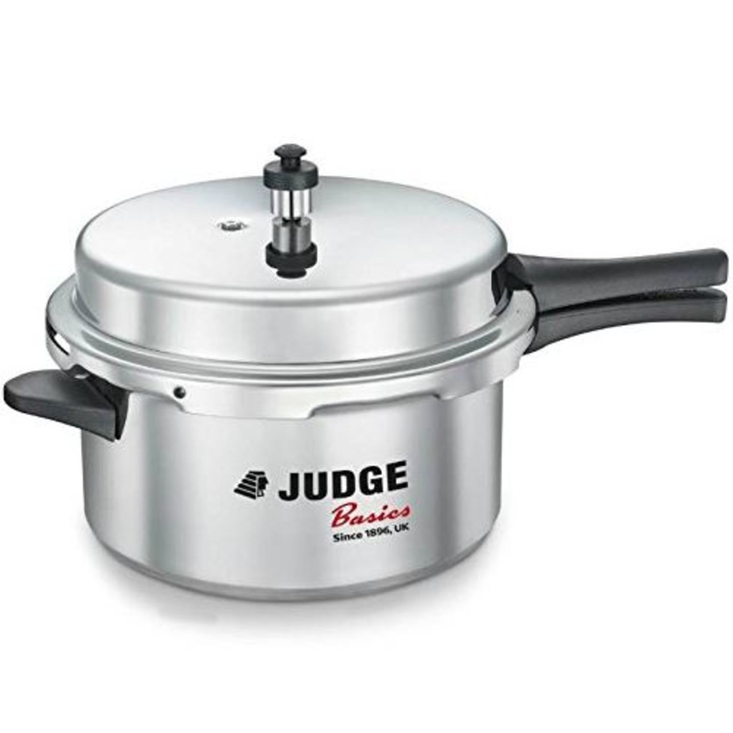 Judge by TTK Prestige Aluminium Pressure Cooker (Non-Induction Base), Outer Lid, 7.5 litres, Silver