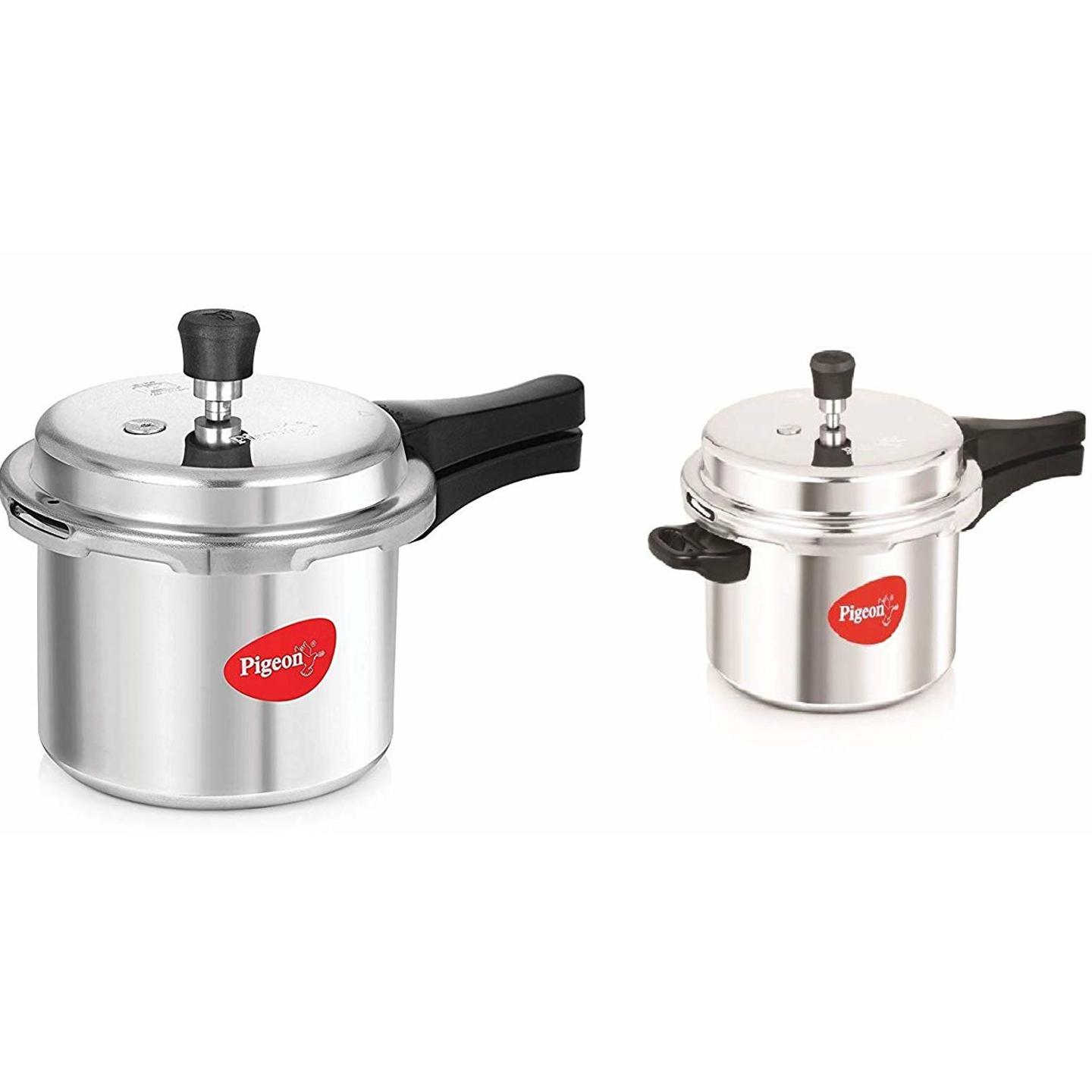 Pigeon Value Combi Pack Pressure Cooker -3 LTR +5 LTR