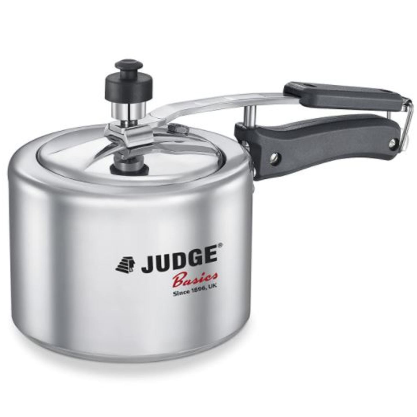 Judge by TTK Prestige Basics Non-Induction Base Inner Lid Aluminium Pressure Cooker, 3L, Silver