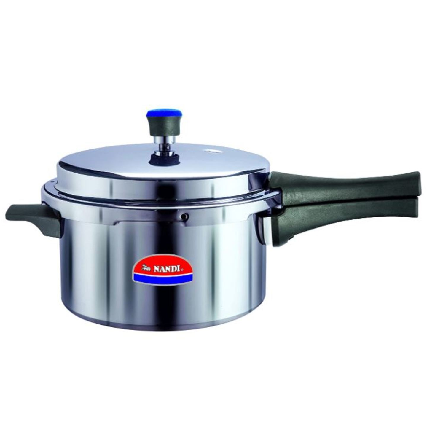 Nandi Aluminium Pressure Cooker (1.5 L, Silver)