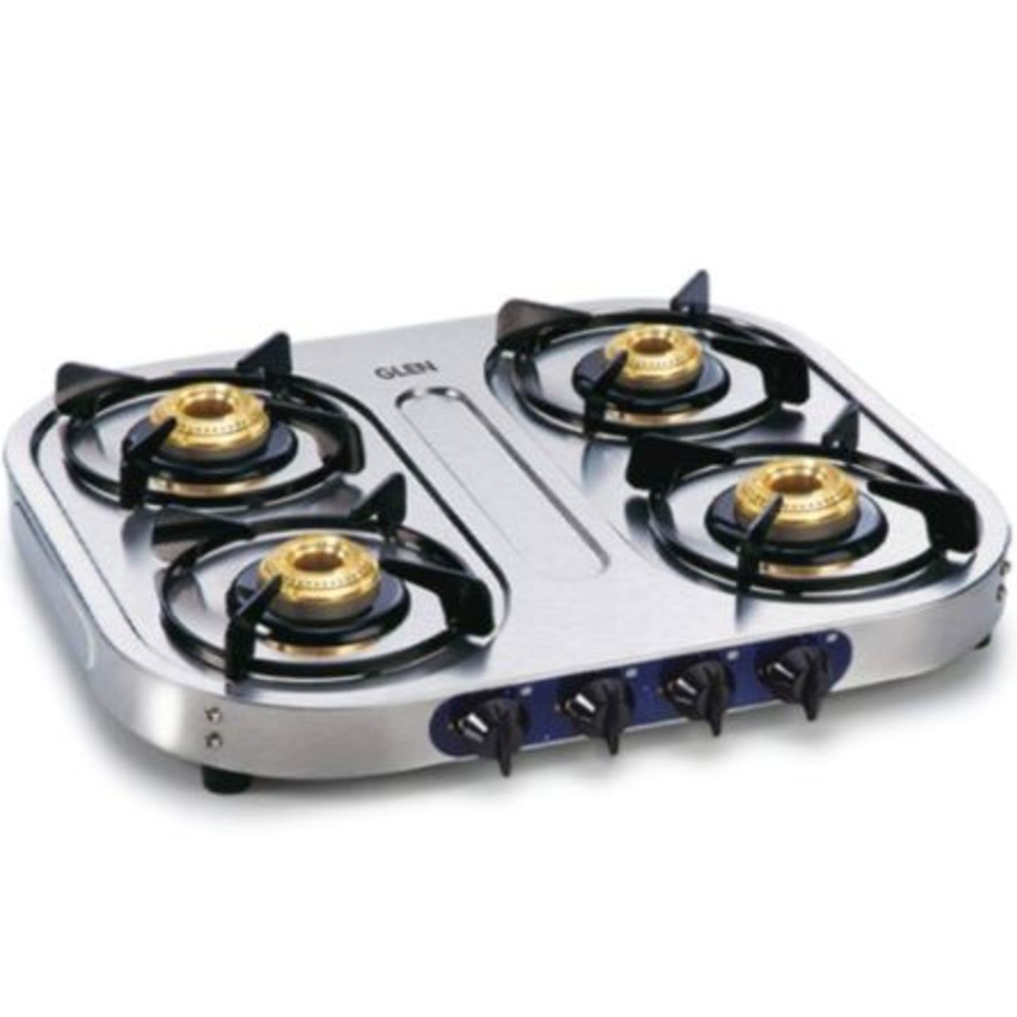 Glen 4 Burner Gas Stove 1044 SS BB Cooktop 