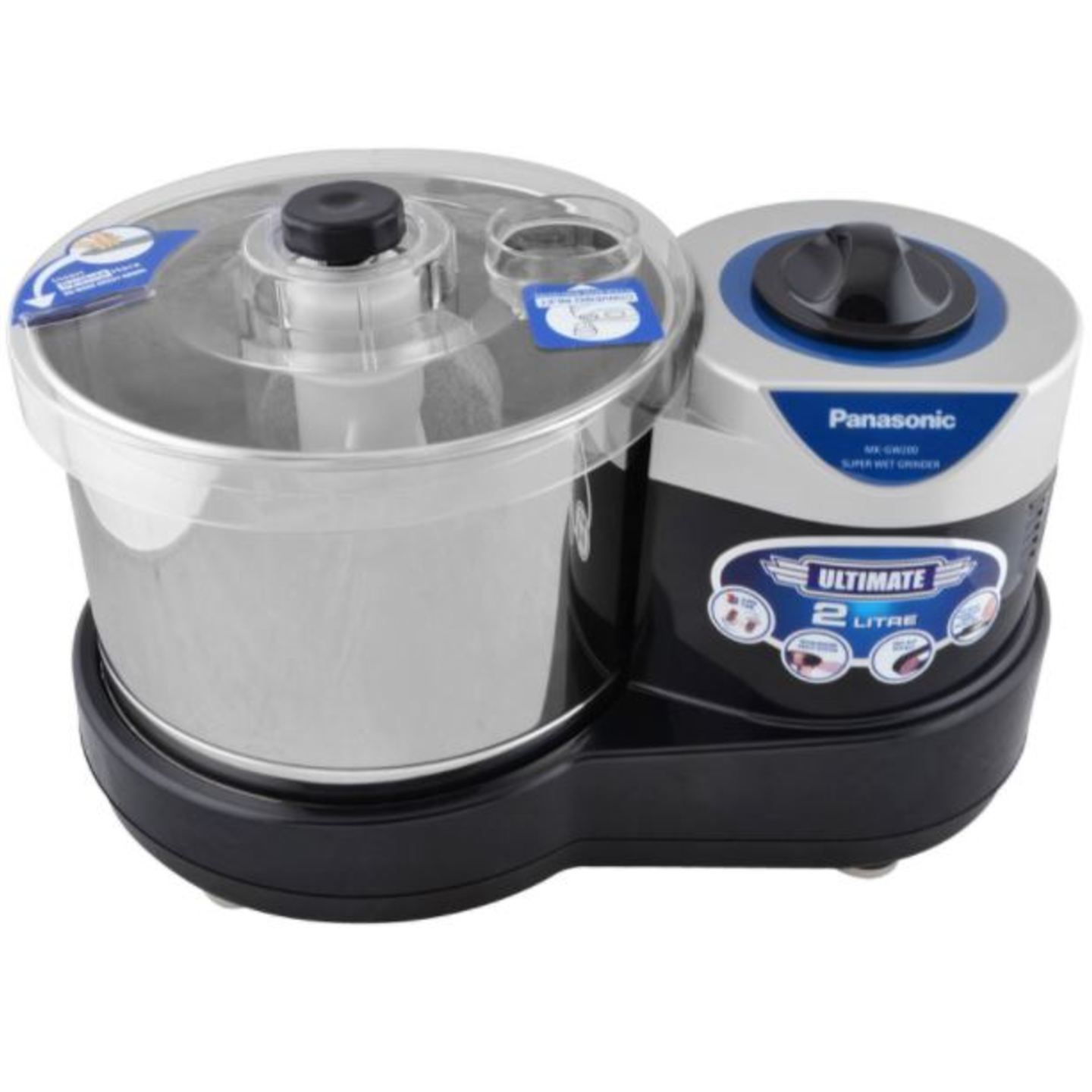 Panasonic MK-GW200 Super Wet Grinder (Black)