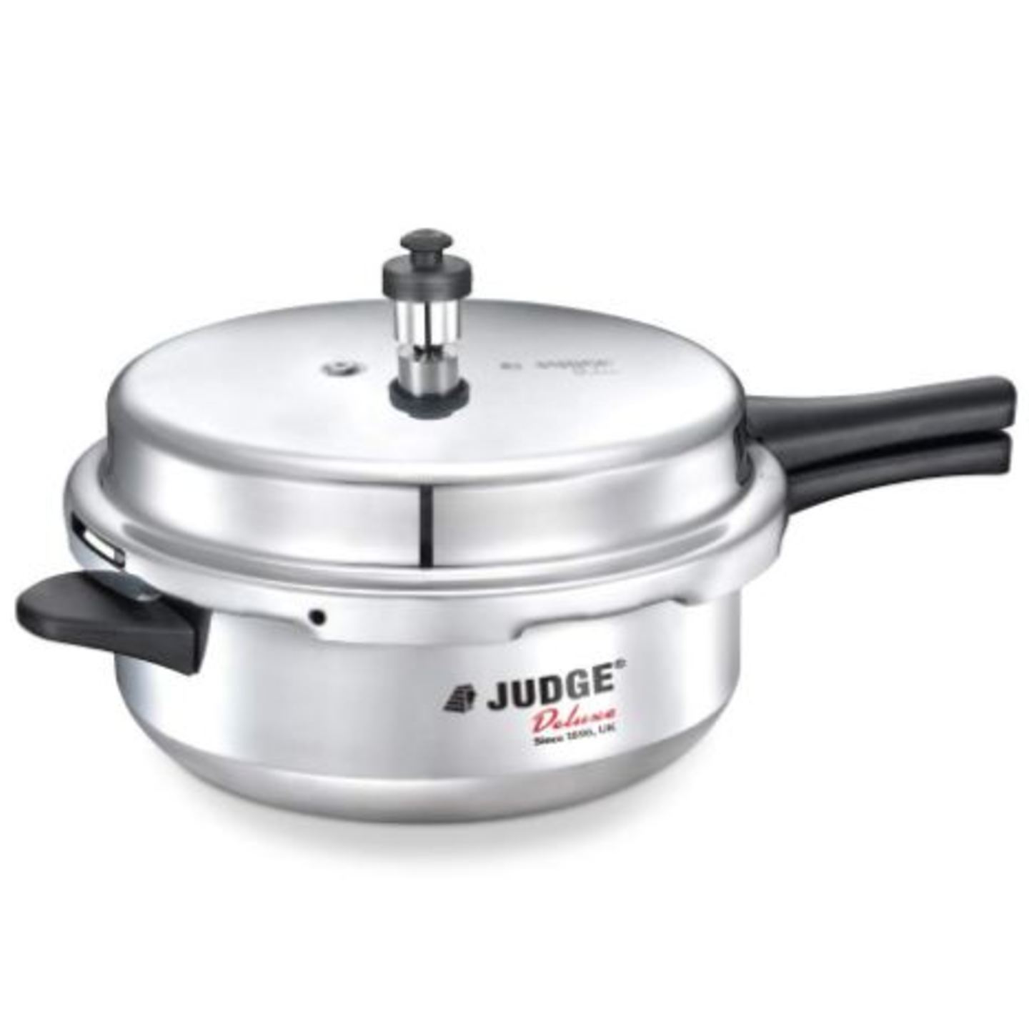 Judge by TTK Prestige Deluxe Aluminium Pressure Pan with Lid, 6L, Silver