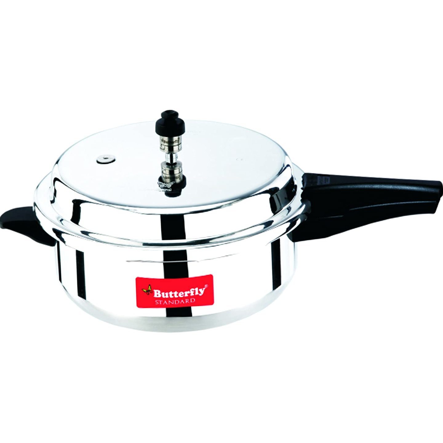 Butterfly Standard Aluminium Pressure Cooker, 5.5 Litre