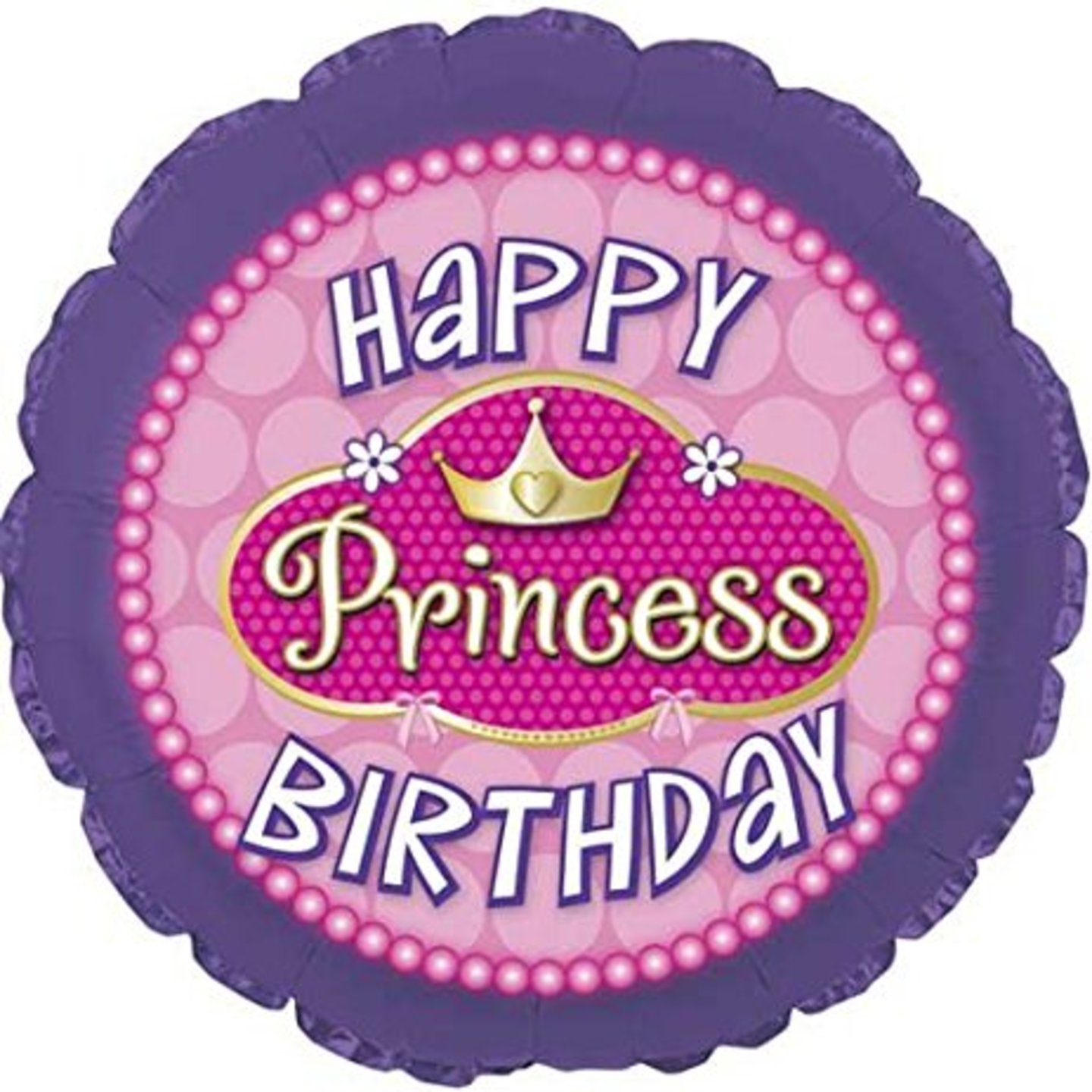 18" Happy Birthday Princess Pink Pearls.jpg