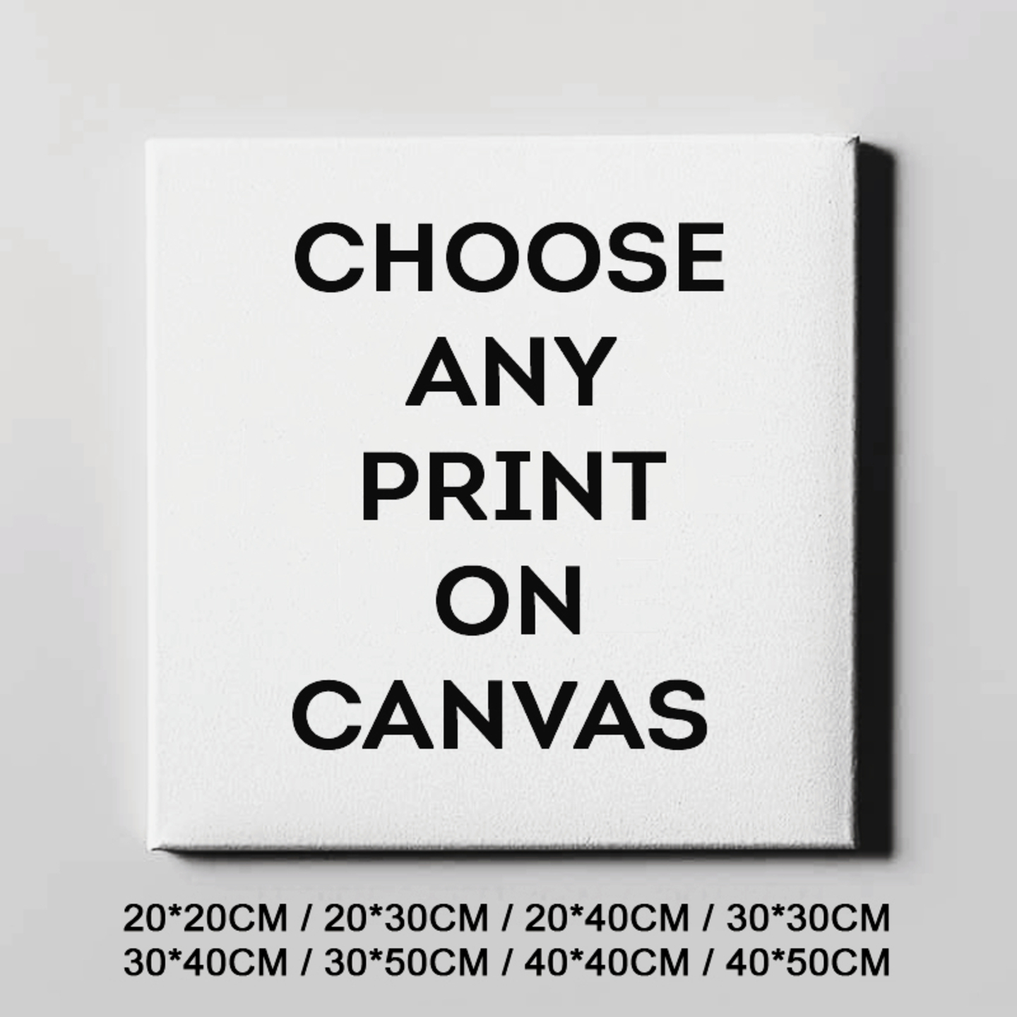 Canvas Printing Services - 3 type Roll  Wrapped  Framed - Custom print your photo logo on canvas