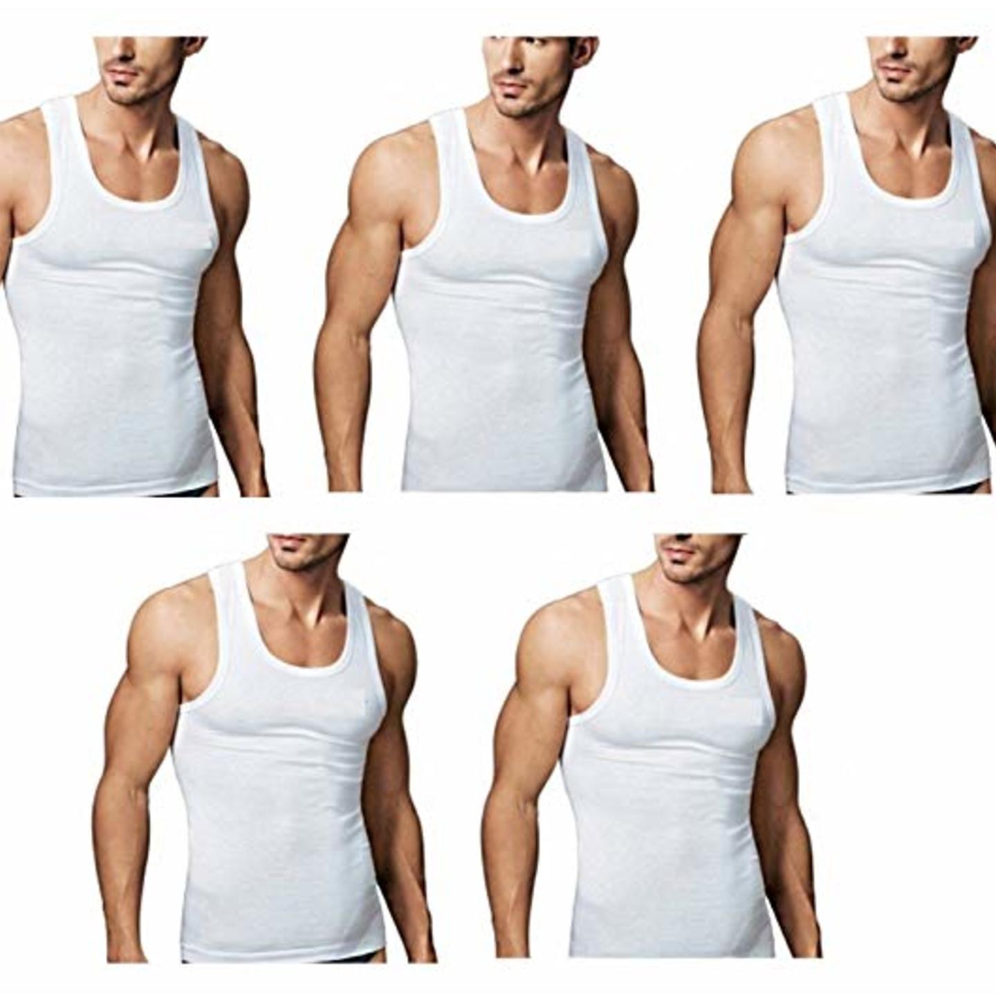 AMUL COMFY Men Vest  (Pack of 5) size 32,34,36