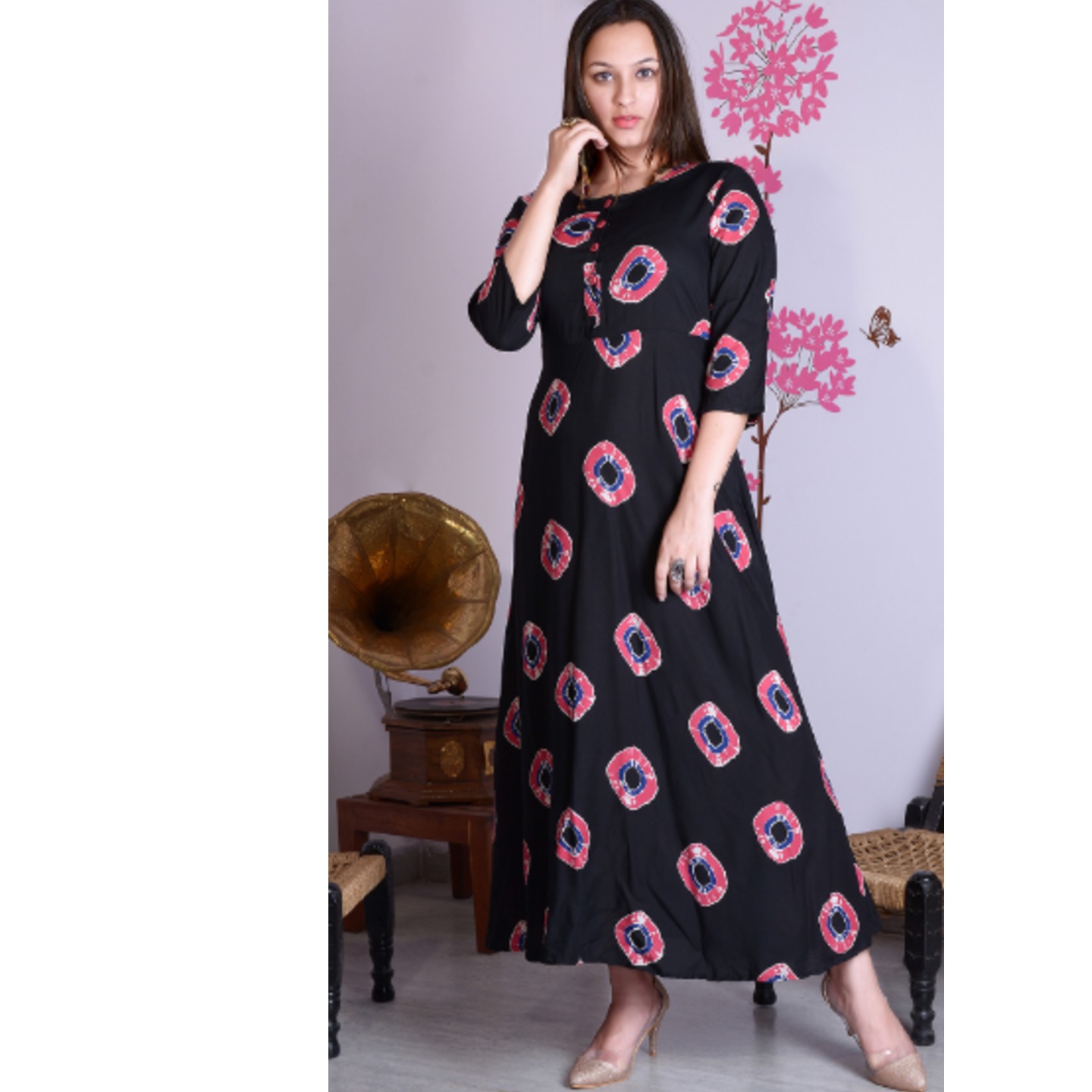 Rayon Printed Dress