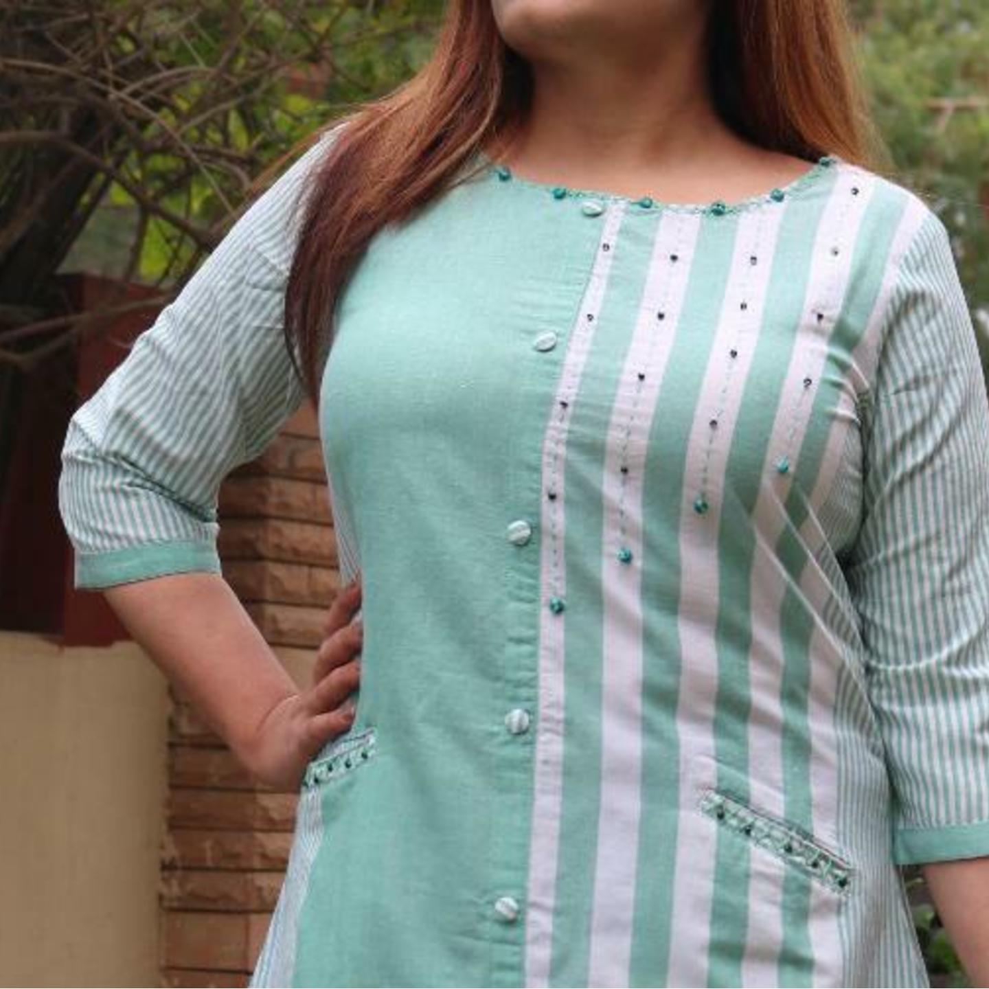 Cotton printed kurta