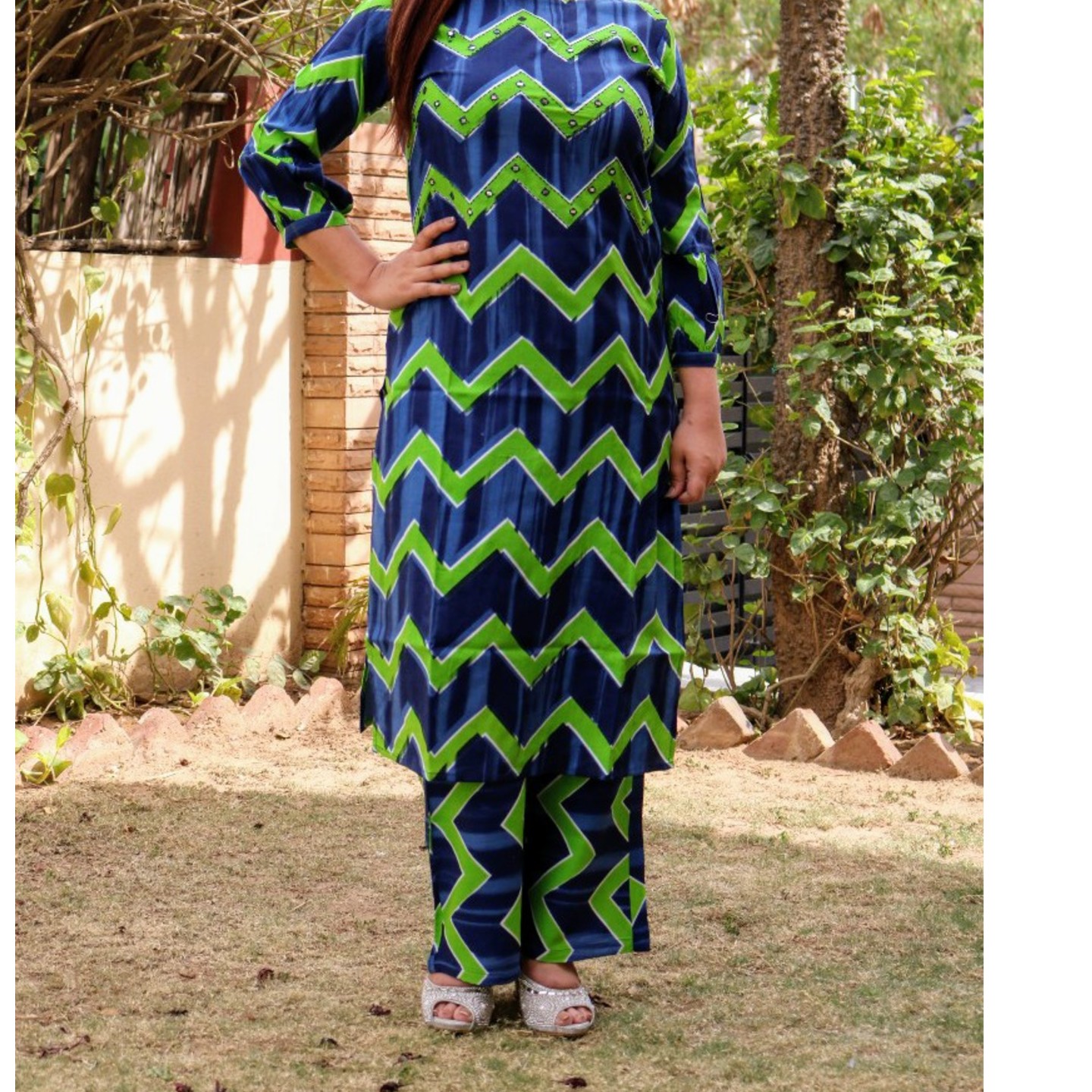 Rayon Embroidered kurti pant