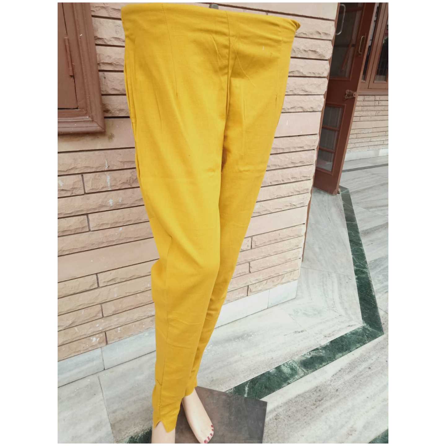 Cotton Yellow Pant