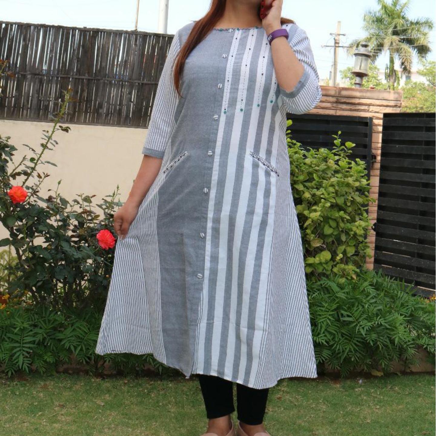 Cotton printed kurta