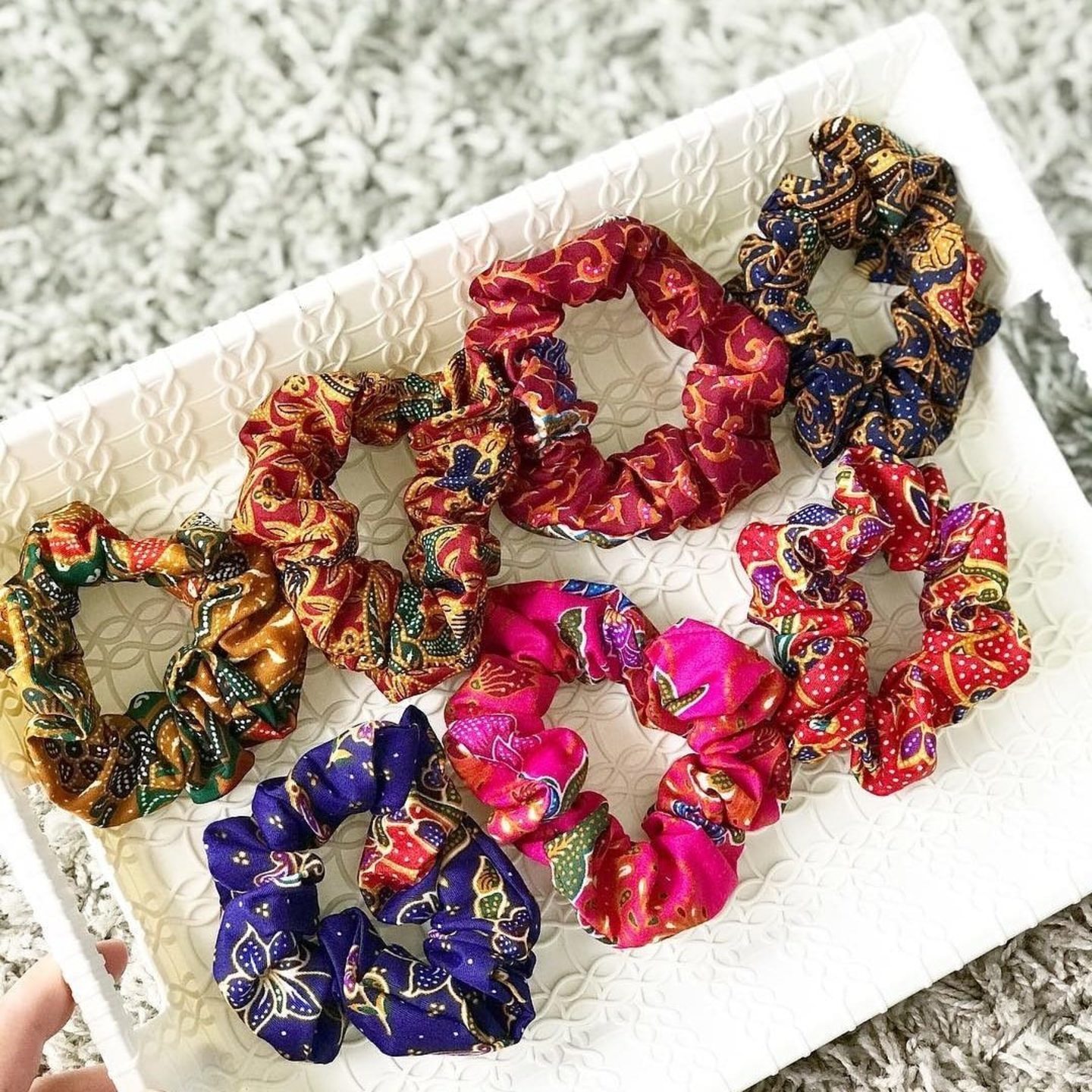 Batik Scrunchies
