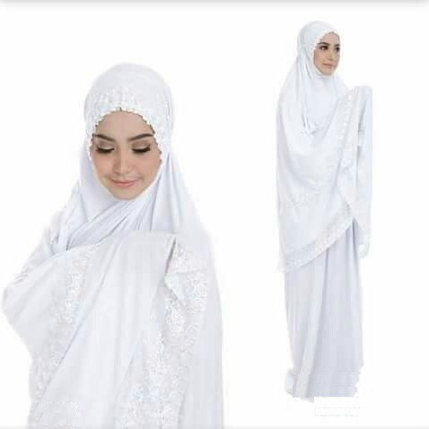 Double Lace Telekung