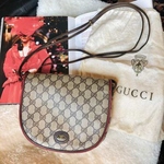Vintage Gucci Accessory Saddle Bag