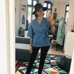 Rehan Wrap Top