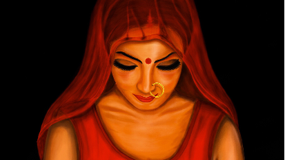 39 Indian Lady 30x30.jpg