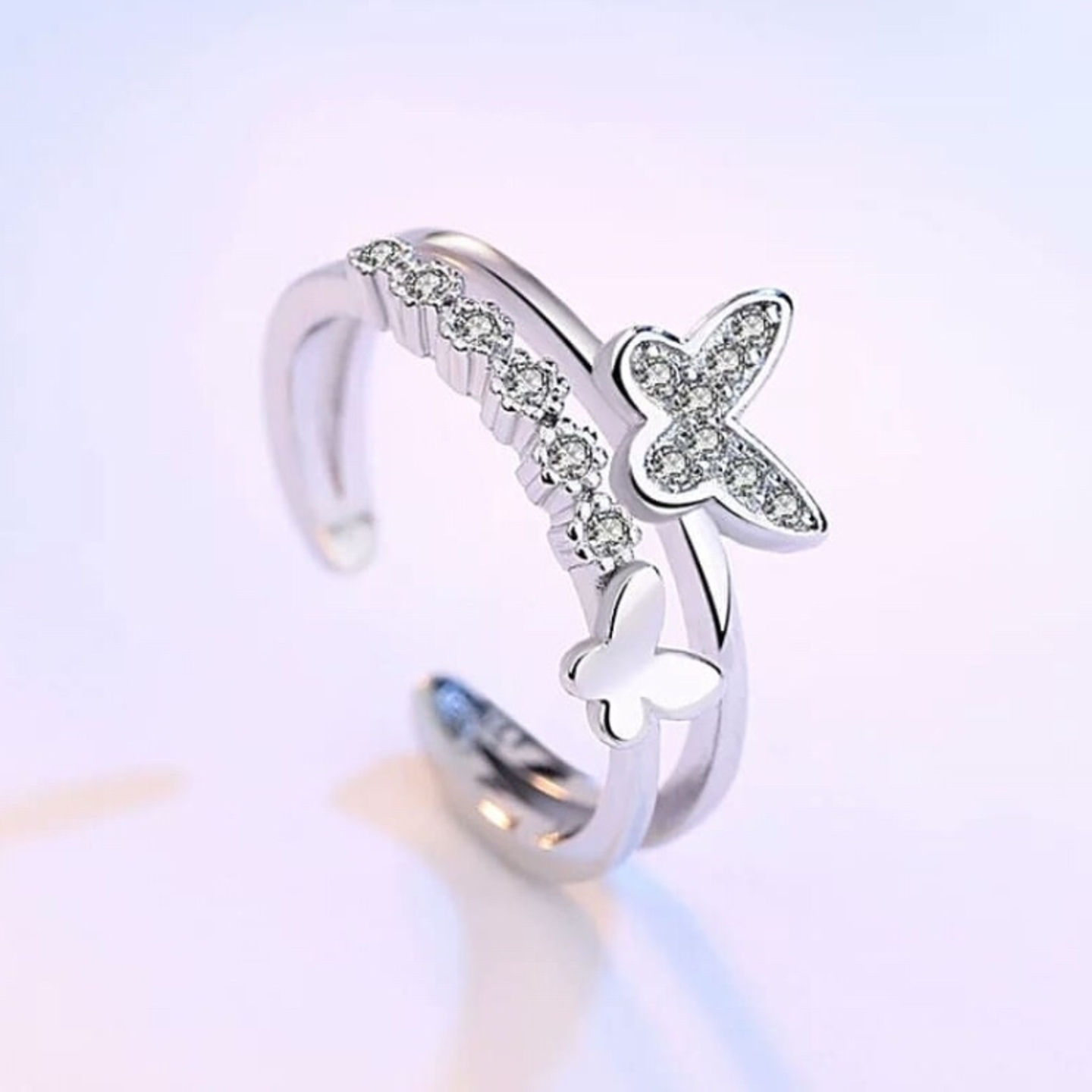 Graceful Butterfly Ring