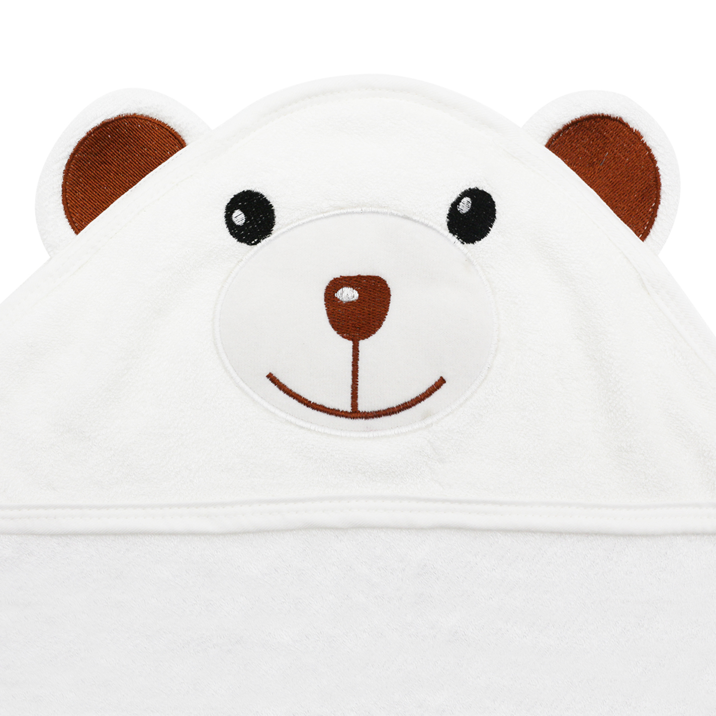 Organic Bamboo Hooded Towel - Bear