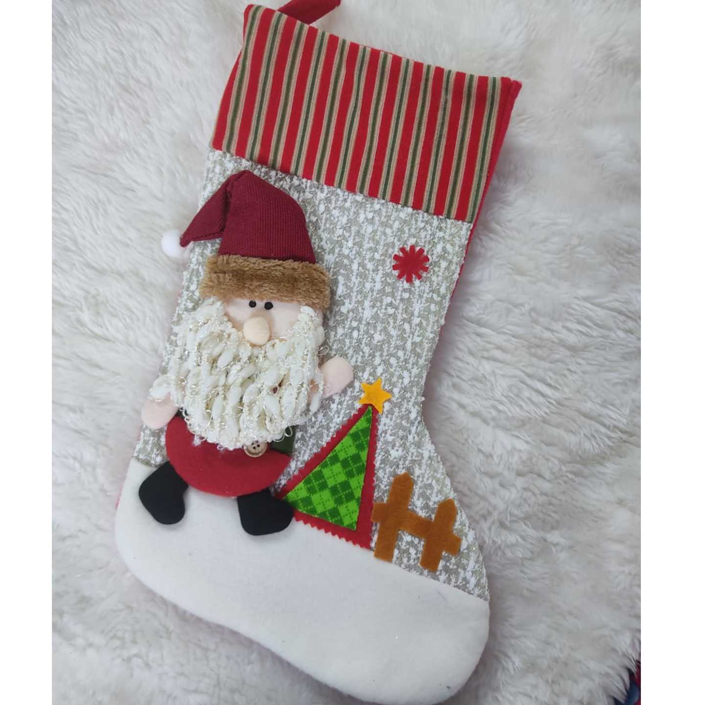 Personalised Stockings - Santa with a Hat