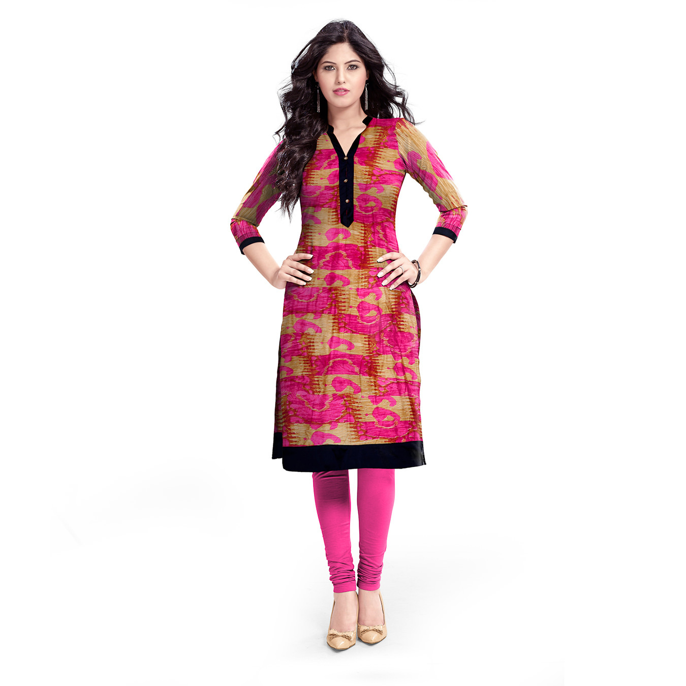 Kartiklifestyle Designer Kurti Fabric Rayon Stitched Kurtis.