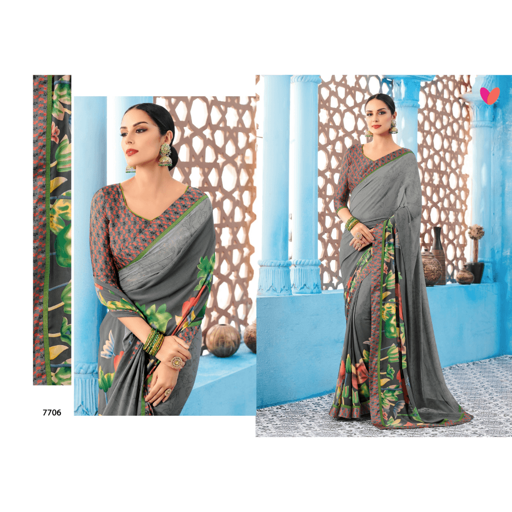 Printed Casual Wear Sarees